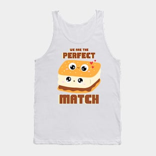 We Are The Perfect Match - Cute Tank Top